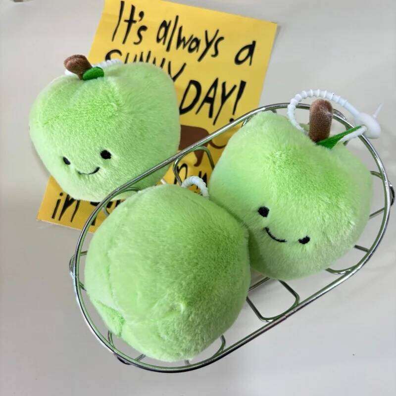 New Green Keychain,Plush Cute Keychain Soft Stuffed Plush Keyring for Kids' Backpack,Purse Fashion Bag Pendant 26Y0626 - view 3