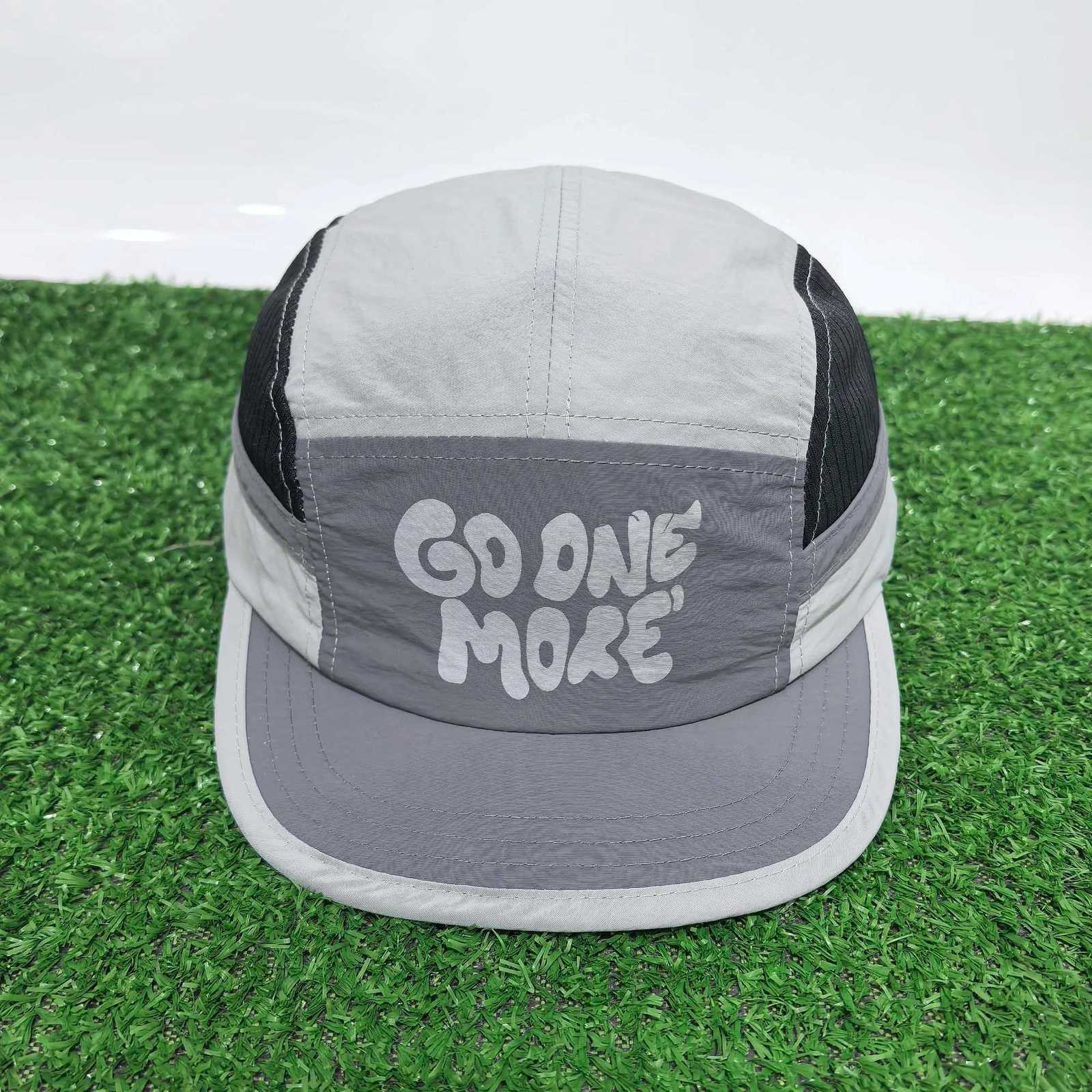 Sale GO ONE MORE Hot Letter Print 5 Panel Quick Dry Mesh Splicing Baseball Outdoor Sports Running Hats for Men Women M260626 - view 6