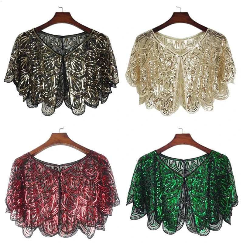 Sequins Lace Shawls s Style Shawls Sunscreen Hollows Out Cloak Tippet For Ladies Shawls Stylish Layering Womens 260625 - view 5
