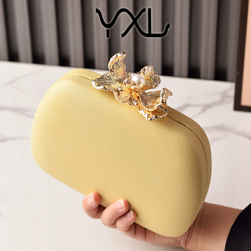 Fashion Macaron Color Evening Flower Clutch Wedding Bridal Manufacturer Direct Sale Cross-Border Party Bag GLAMOR - view 3