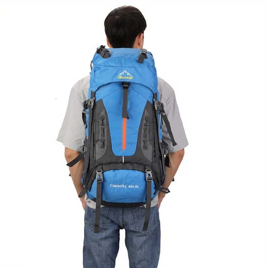 Backpacks Hiking 2026 70L Camping Big Outdoor Bag Backpack Nylon Men Climbing Rucksacks Sport Travel Bag Men Backpack M260626 - view 7