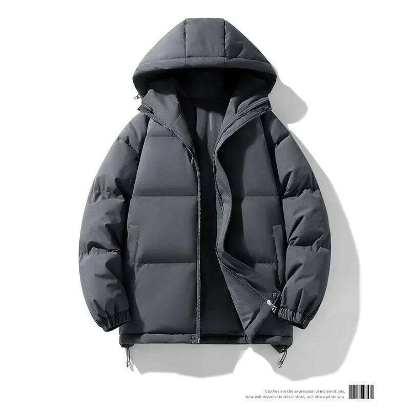 Winter Hiking Camping with Thick Hat Trendy Versatile Neutral Jacket Outdoor Windproof Breathable Warm Cotton Clothing W260626 - view 6