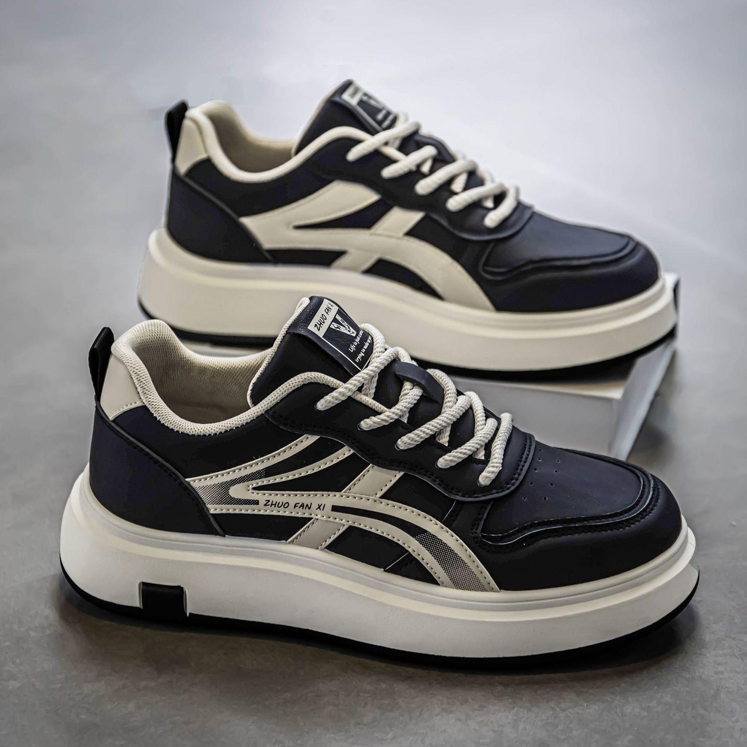 2026 spring breathable mesh trendy sneakers casual comtable sports thick-soled shoes - view 3