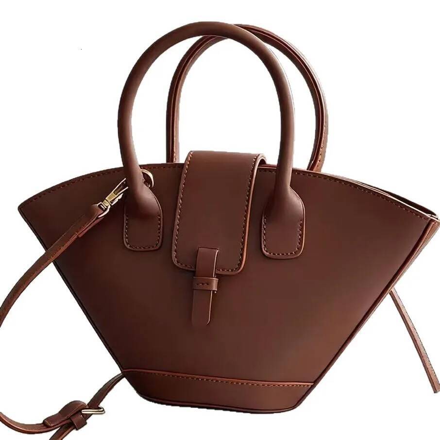 Fashion Bucket Bag PU Leather Handbags Large Shoulder Crossbody Half Moon Basket Bags For Women 2025 Tote Andralyn - view 3
