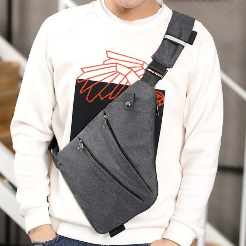 Travel Personal Anti-theft Crossbody Bag Sports Running Invisible Wallet Leisure Multi-functional Anti-splash Mens Chest Bag 260626 - view 4