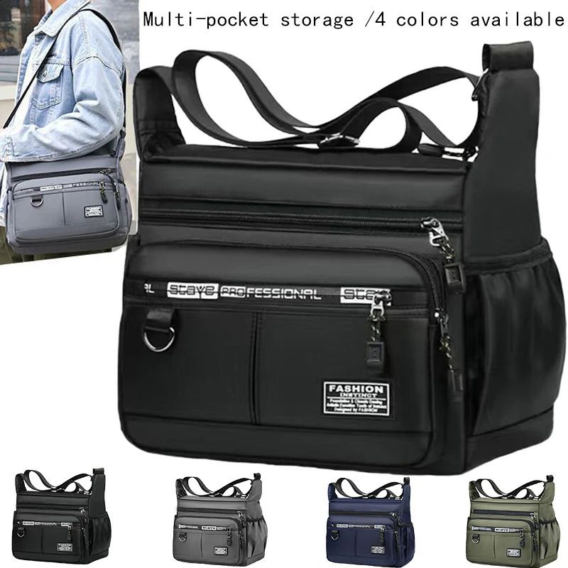 Durable Multi-Pocket Business Bag Shoulder Bag for Men And Women Casual Business Handbag with Multiple Compartments 260626
