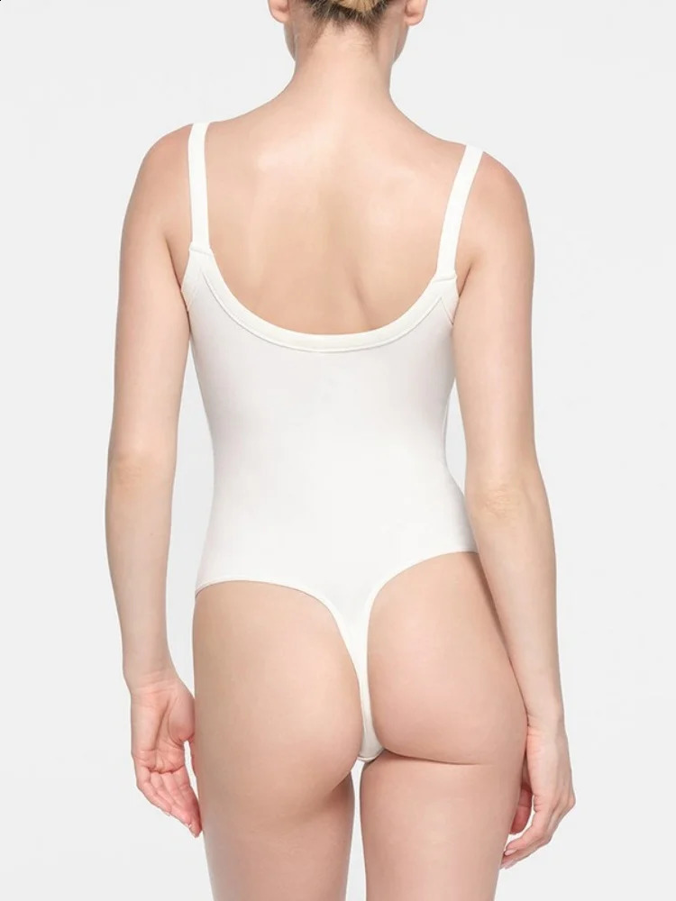 Minimalist Bodysuit Lingerie Sexy Body Feminino White Camisole Top Summer Clothing Slim OnePiece Sleeveless Streetwear 260618 - view 7
