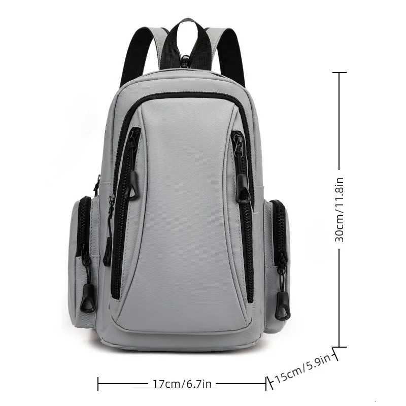BackpackSports Multi Functional Oxford Mini Chest BagMens Shoulder BagSuitable for Daily CommutingOutdoor SportsTravelEtc M260626 - view 7
