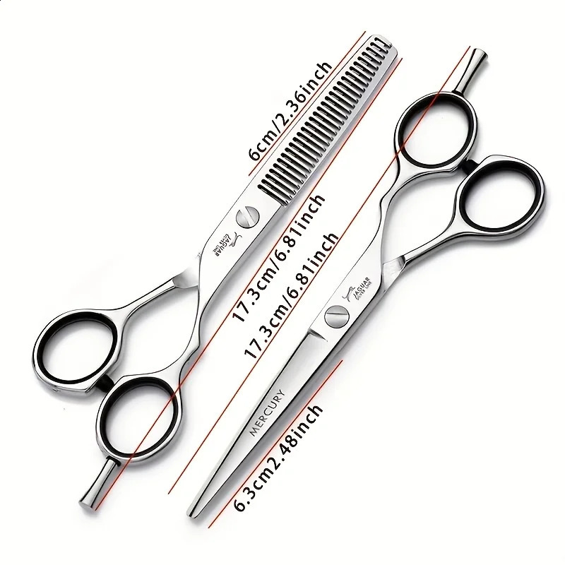 Professional Grade Hair ScissorsStainless Steel ConstructionIncludes Safety SuppressorAdjustable Tension RightLeft Hand Use 260615 - view 7