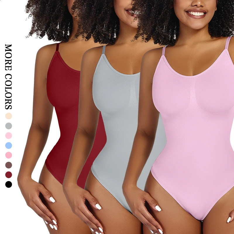 Smoothing Shapewear Bodysuit for Women Faja Full Body Shaper Thong Soft Body Shaping Sculpting Breast Slimming Underwear 260626