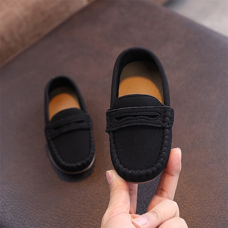 Children Moccasin Shoes Boys Flats Loafers Non-slip Tassels Cute Kids Casual Leather Shoes Soft Slip-on Pleated Solid Color a260617 - view 6
