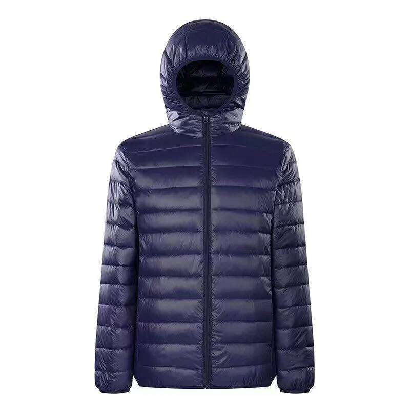 Unisex Hooded Lightweight Short Coat, Autumn Winter Loose Plus Size Silk Cotton Warm Jacket J260626 - view 7