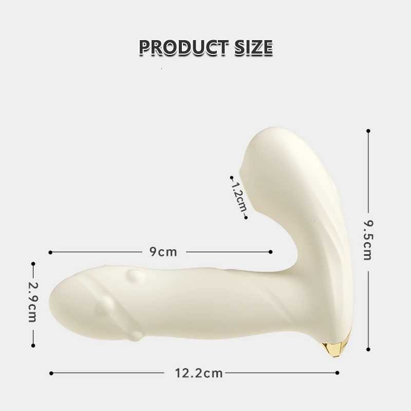 sucking control APP vibrator remote female clitoral sucking stimulation vibrator wearing dildo bead vibration G-spot stimulation M260626 - view 6