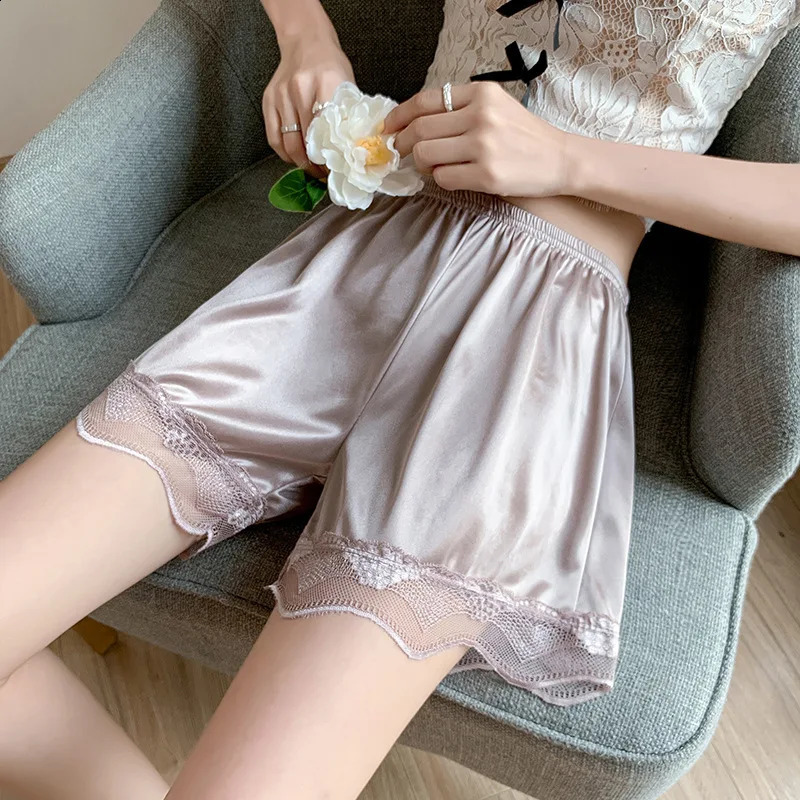 Womens Safety Pants Antigloss Ice Silk Thin Lace Loose Jk Leggings Insurance Shorts Can Be Wearable Sexy Y2k Mujer 260626
