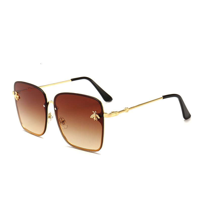 New 1843 European And American Style Women, Unique Metal Square Frame Sunglasses For Men, Trendy Sun Glasses - view 5