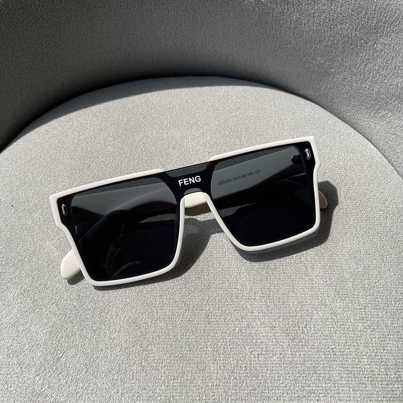 INS style sunglasses men's personality trendy and cool integrated style 2026 designer's new sunglasses women's mesh sunglasses casual a - view 5