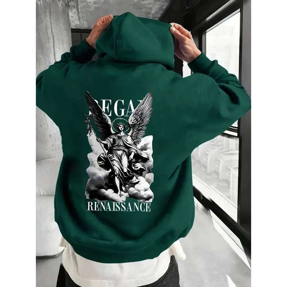 The 2025 fashion new men's hoodie comfortable and casual patterned printed sweatshirt high-quality streetwear W260626 - view 6