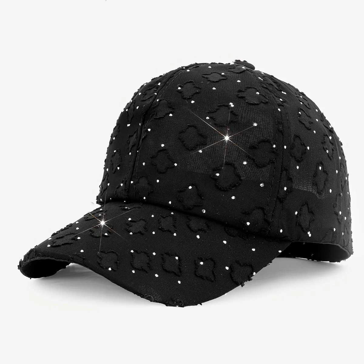 Baseball Rhinestone-embellished Womens Glittery Retro Distressed Fashionable Versatile Outdoor Wear in Spring Summer M260626 - view 6