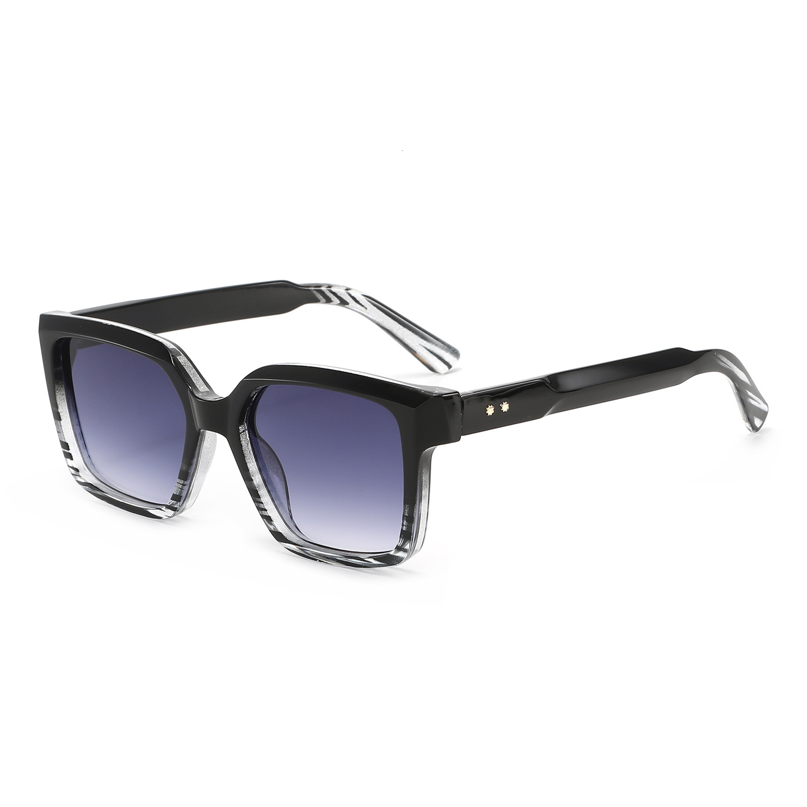 20 New Square European And American Unique Classic Retro Fashion Unisex Street Style Versatile Sunglasses - view 6