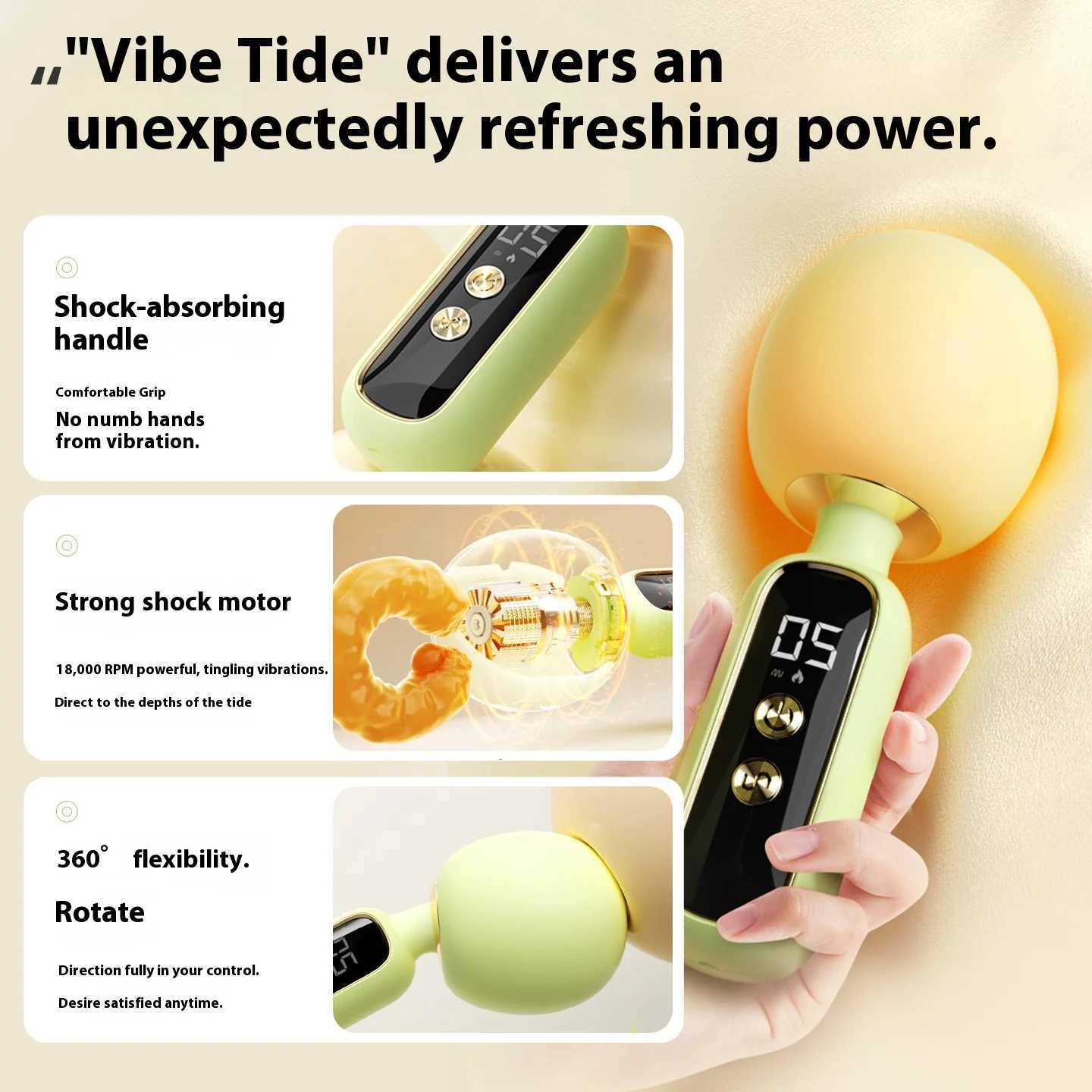 Display Mini AV Stick LCD Vibrator Women Adult Products Sex Toy Massage Stick Silicone Vibrator Clitoral Stimulation Orgasm M260626 - view 6
