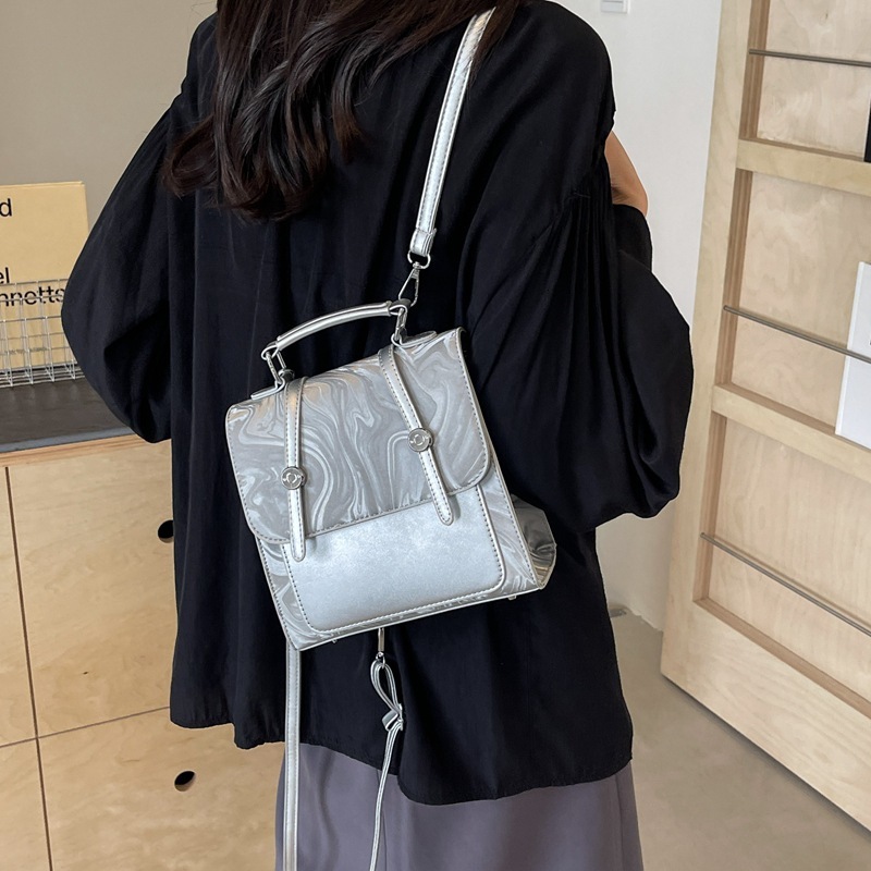 Summer New Niche French Style Women Backpack, Unique Trendy Large Capacity Casual Handheld Fashion Handbag