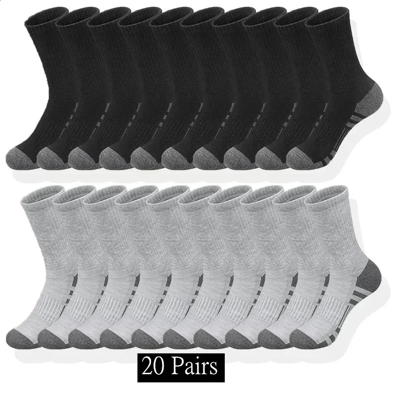 Ultra Soft Breathable Men Classic Crew Socks Comfy Casual Unisex For Outdoor Wearing 1102030 Pairs 2025 260622 - view 6