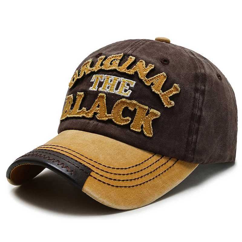 Sports New Outdoor Cotton Coated Wash Baseball Embroidery Patch Black Letter Sunscreen Sunshade Hat Spring And Autumn M260626 - view 7
