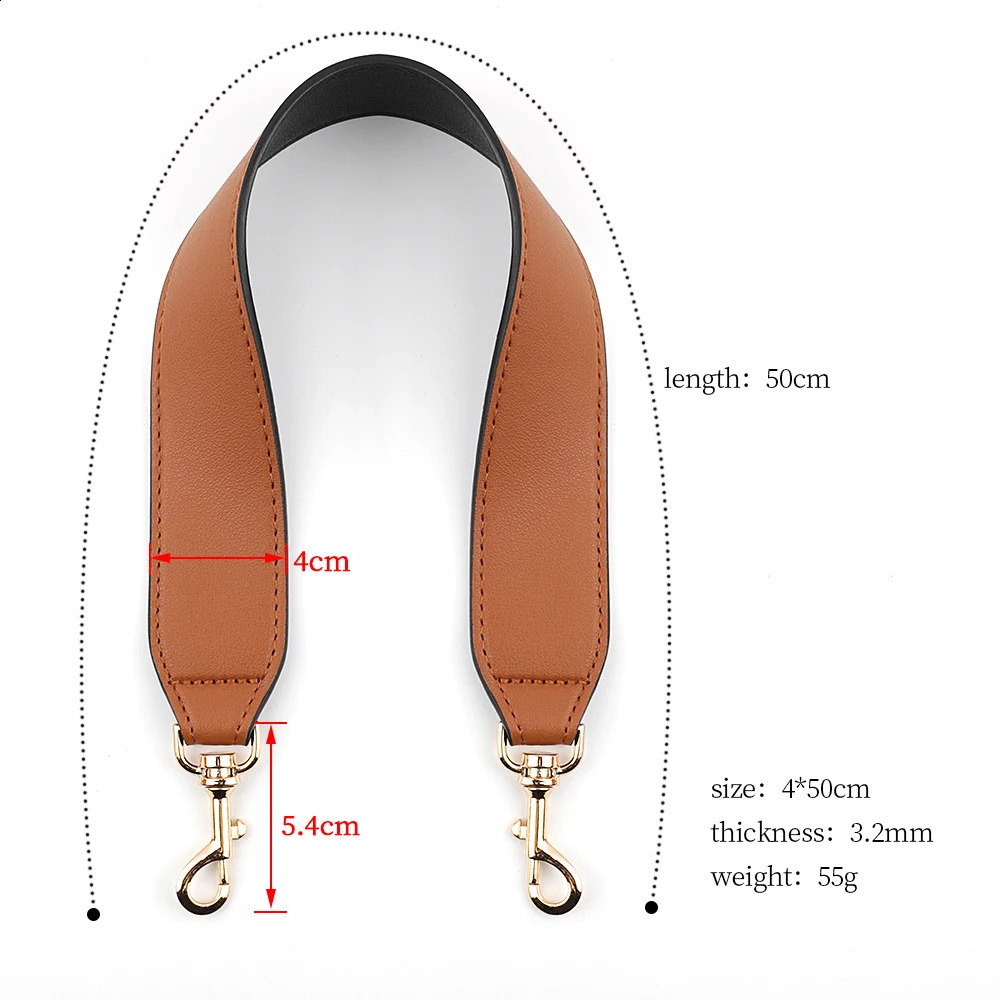 50cm Premium PU Leather Bag Strap for Bags Shoulder Bag Strap Handbag Belt Replacement Bag Handles for Bucket Bag Hanger Parts 260626 - view 7