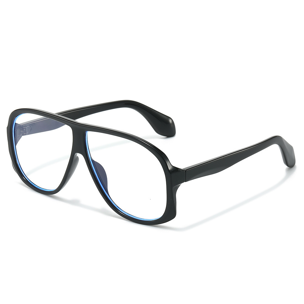 26 New Models Of Large-Frame Fashion Sunglasses For Men And Women, Versatile Sunshade Trendy Street Style Glasses, Flat Lenses - view 6