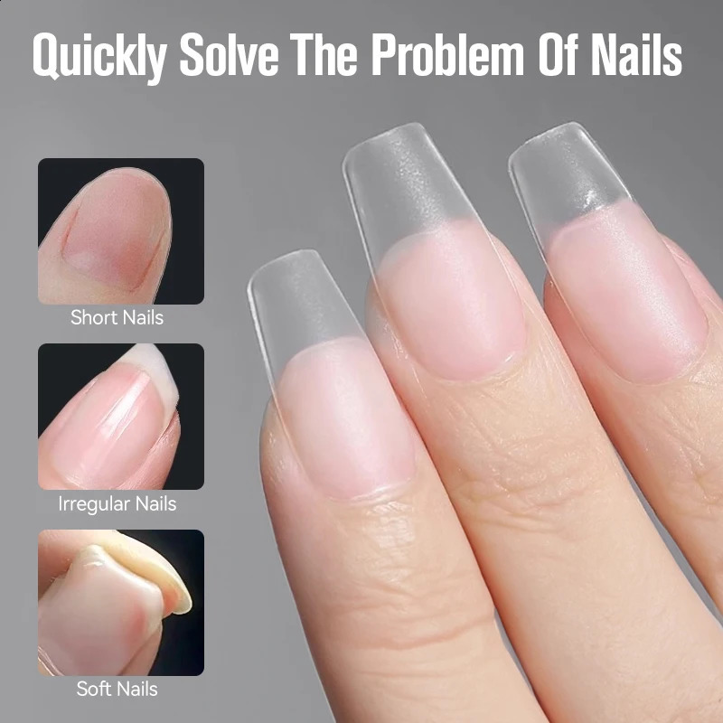 UR SUGAR 420Pcs/Box Matte Soft Gel Tips Full Cover False Nail Tips Press On Acrylic Nails Short Almond Coffin Artificial Nails 260626 - view 5
