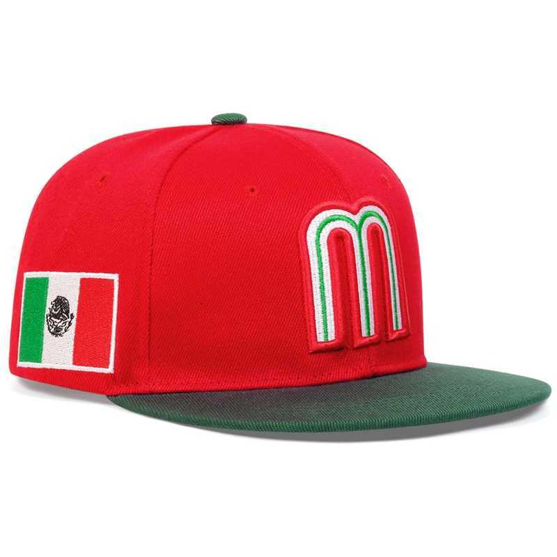 Flag Fashion M LEtter EMbroidery Baseball Cotton snapHats AdjustabLE Hip Hop Sport Hats Outdoor Sun hats M260626 - view 7