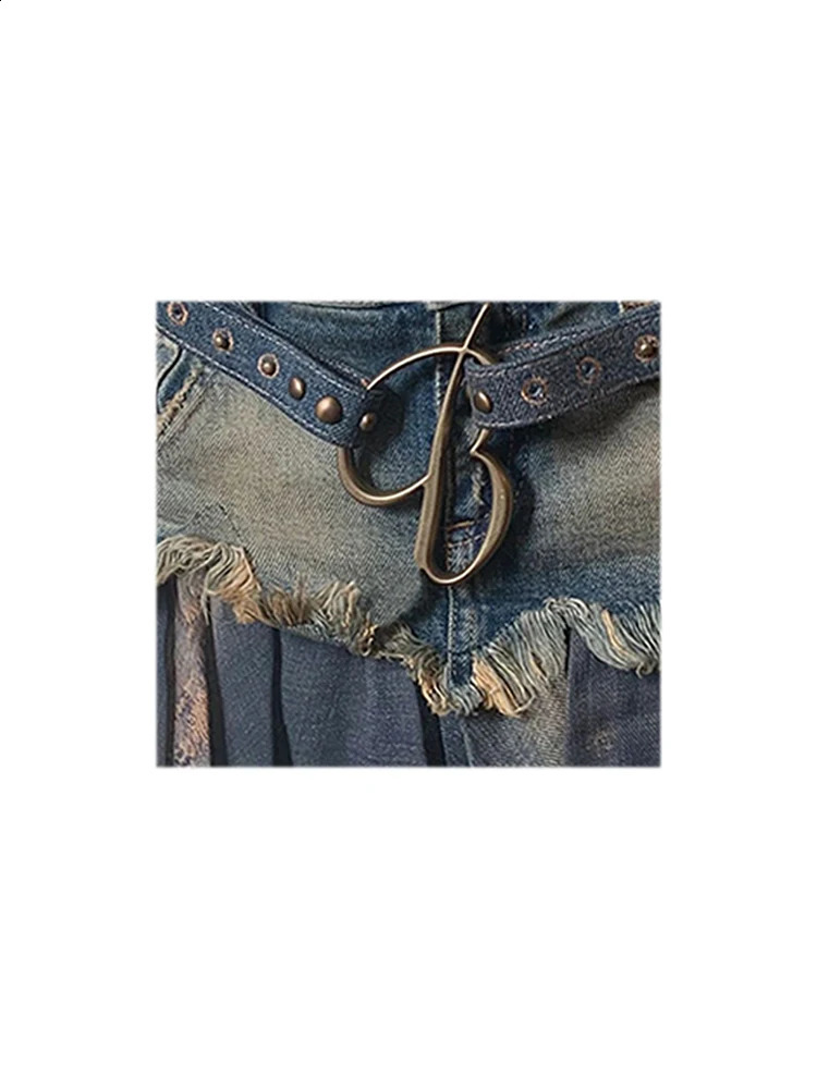 Women Patchwork Skirt Vintage Y2k Summer Harajuku Korean Style Streetwear Elegant Fashion Aline Mini Pippie Clothes 260626 - view 3