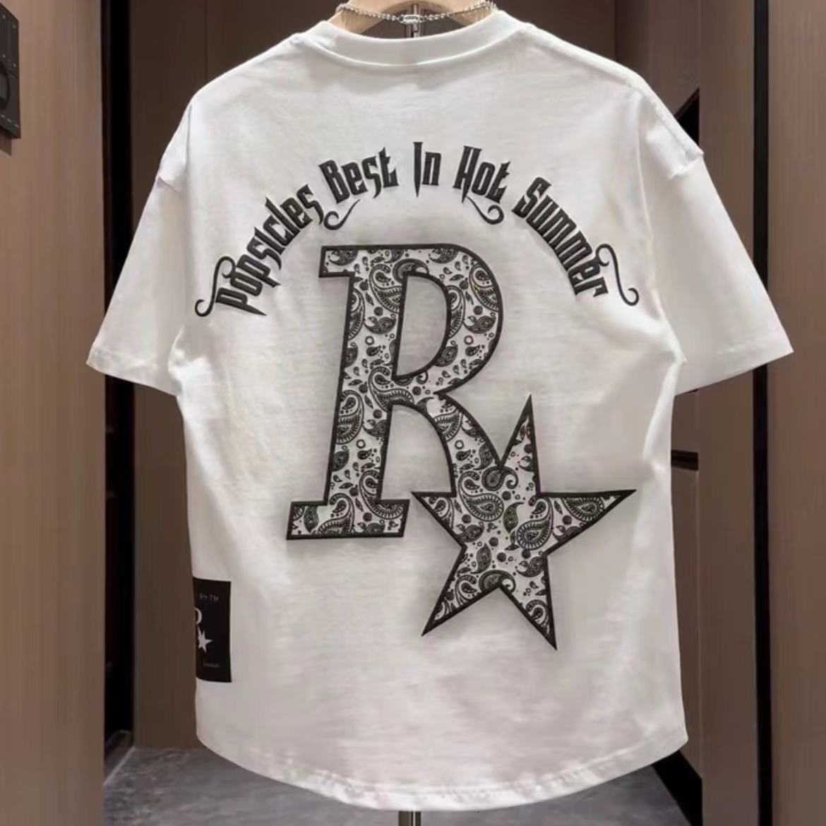 Summer New Trendy Brand Three-Dimensional Printed Round-Neck Short-Sleeve T-Shirt Men Women, Loose And Versatile, Casual Half-Sleeve For Teenagers - view 3