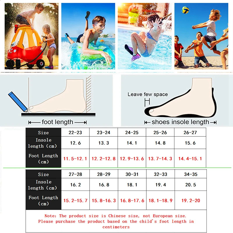 Summer Children Unicorn Dinosaur Swimming Shoes Outdoor Beach Wading Shoes Kids Quick-Dry Water Shoes Barefoot Sports Socks 260622 - view 4