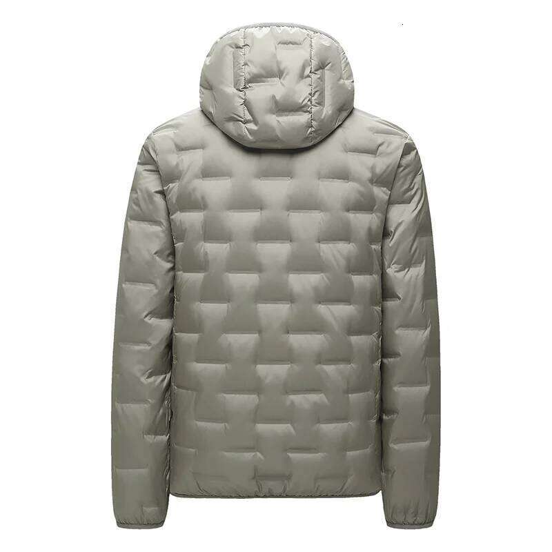 LNGXO Down Jacket Men Camping Hiking Mountaineering Lightweight Padding Coat Winter Waterproof Windproof Warm Hooded Windbreaker W260626 - view 3