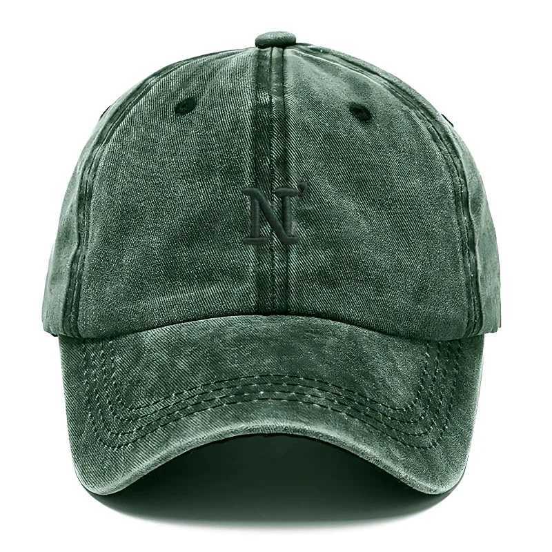 Baseball N Distressed Unisex Fashion Dad Hat Casual Streetwear Outdoor Cotton Washed Vintage SnapEmbroidered Letter M260626 - view 3