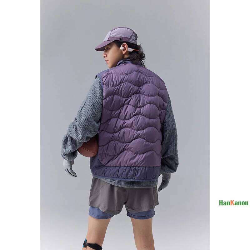 Winter New Outdoor Mountain Style Color-Blocking Lightweight Down Vest - Trendy Unisex Design for Men & Women J260626 - view 6