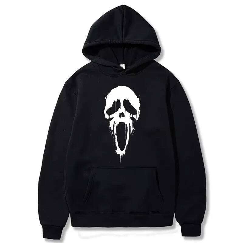 2025 Skull Y2K 2D Hoodie for Men Women Gothic Punk Sweatshirts Fashion Casual Pullover Trendy Streetwear Unisex Autumn Winter W260626