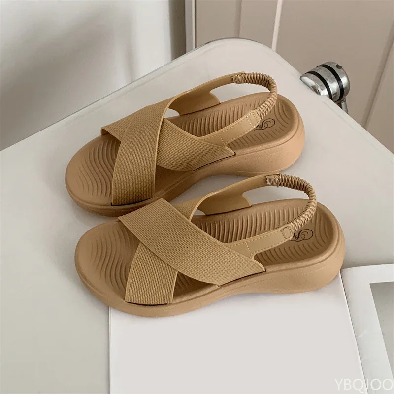 Womens Thick Soled Sandals Summer Fashionable Soft Beach Slippers Breathable Non Slip Fashion for Women 260626 - view 7