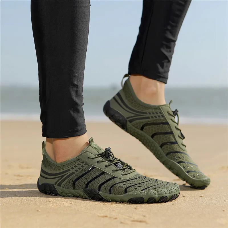 Unisex Summer Water Shoes For Men And Women Barefoot Aqua With Drainage Holes Beach Swimming 260626 - view 5