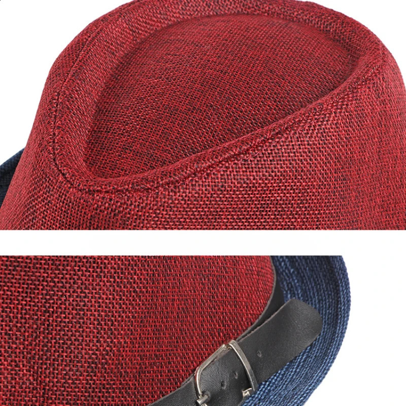 Spring and Summer Patchwork Mens Jazz Hat Unisex Fashionable Fedoras Hat for Women 260626 - view 6