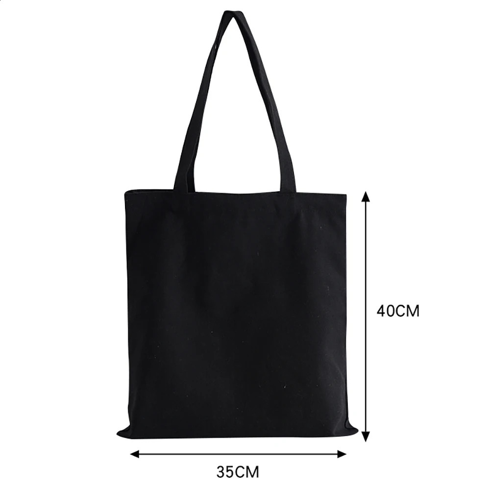 Ladies Shopping Bag All-match Letter Series Handbag Foldable Reusable Cloth Shopper Harajuku Style Bag Student Canvas Tote Bag 260625 - view 4