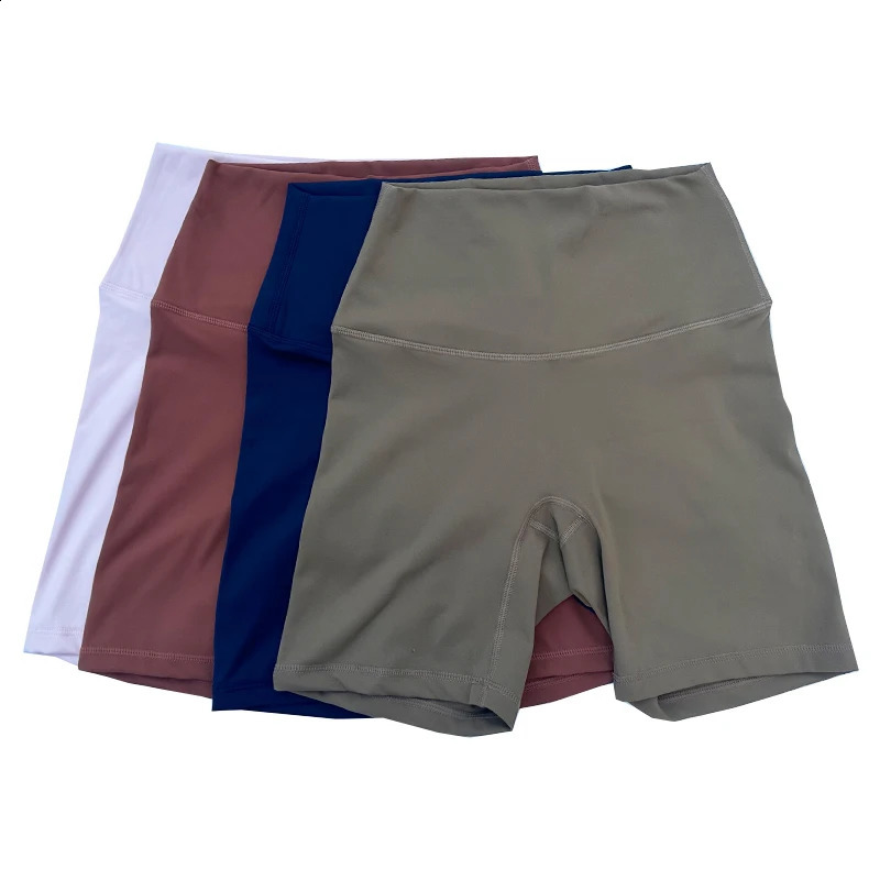 Women Sports Biker Shorts Women Naked Feeling High Waist Yoga Shorts Push Up Fitness Leggings Tummy Control Yoga Slim Shorts 260626 - view 4