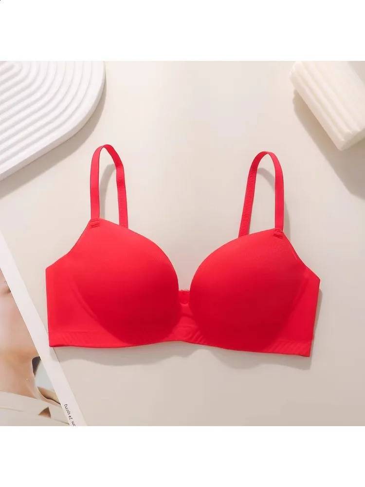 YUQI 3D Palm Cup PushUp Bra Women Side Support Lift WireFree NonPadded Small Chest Gathering Seamless Comfort Stylish n 260626 - view 7