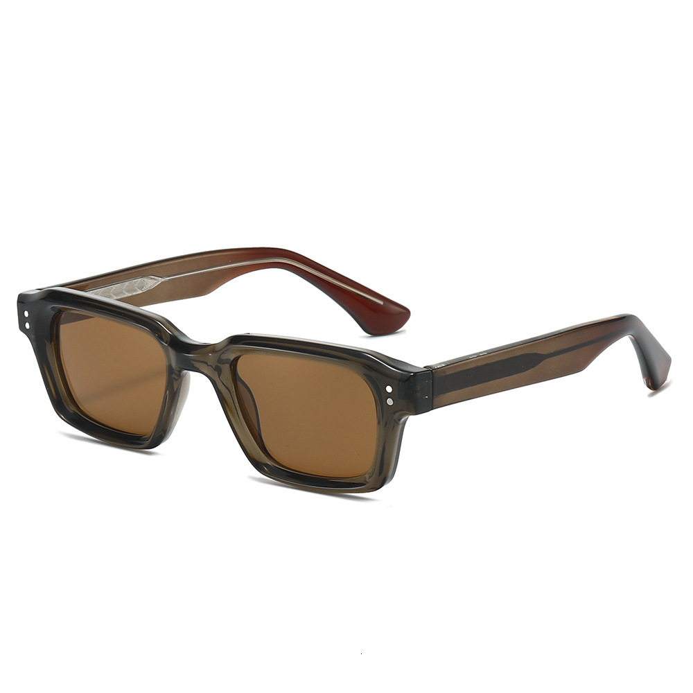 2026 New Polarized Sunglasses For Women With Pin Legs, Fashionable Square Frame, European And American Style, Outdoor Travel Sunshade Glasses - view 5