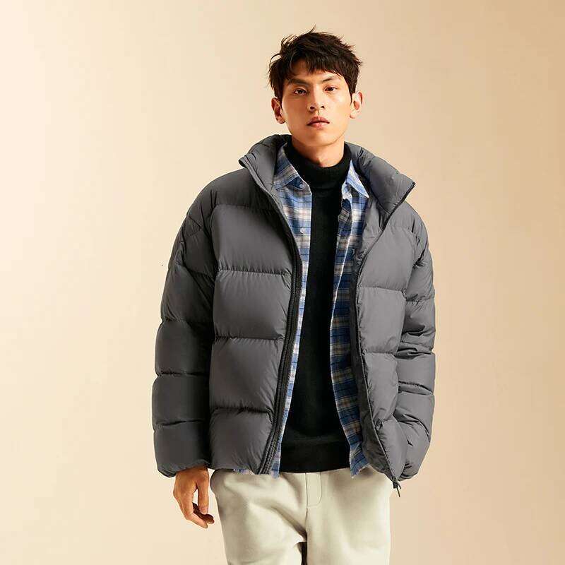 Semir Down Jacket Men Winter Three-proof Windproof Waterproof Stain Resistant Thick Stand Collar Puffer Coat Lightweight Warm W260626 - view 5