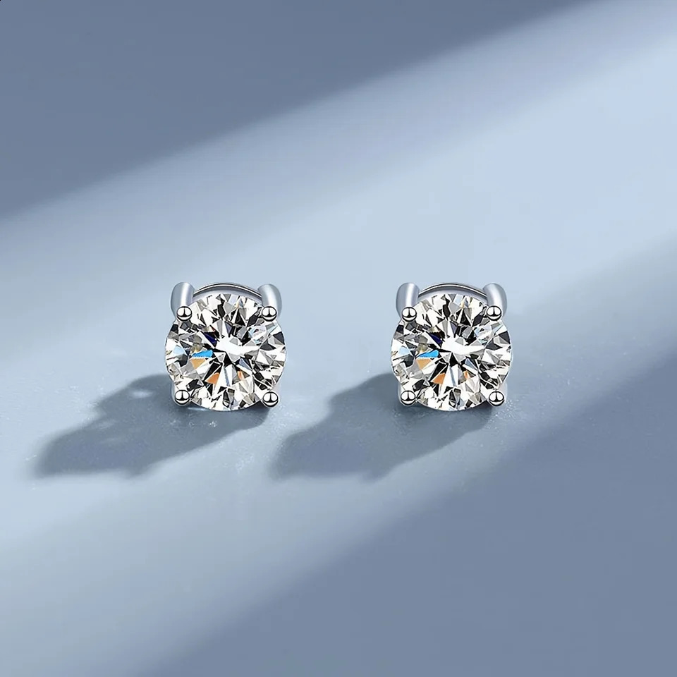 2pcs Unisex Fashion Stainless Steel Magnetic Cubic Zirconia Ear Clips Nonpiercing Adjustable Clipon Earrings for Men Women 260623 - view 4