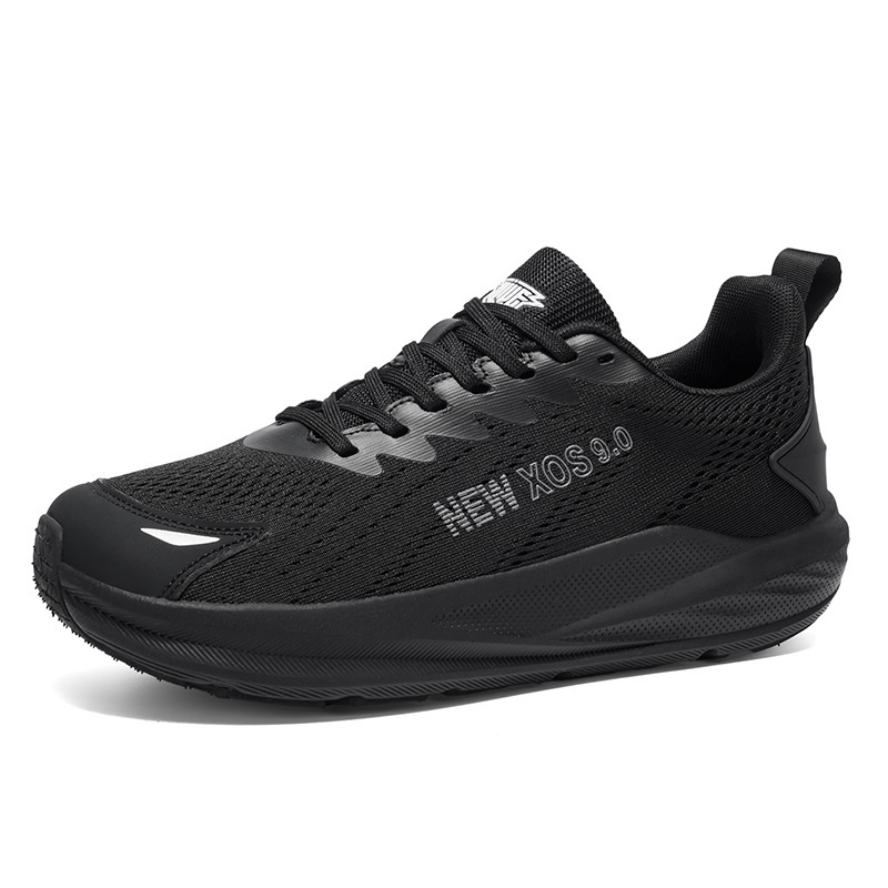 Designer Beige Running Shoes Men Free Shipping Breathable Mesh Thick Sole Lightweight Cushioning Casual Athletic Walking Sneakers - view 4