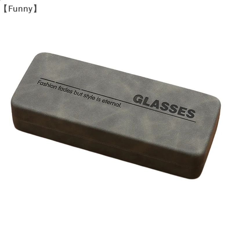 1Pc Rectangular Leather Portable Anti-Stress Hard Shell Glasses Case Protective Eyewear Protector Sunglasses Storage Case 260625 - view 5