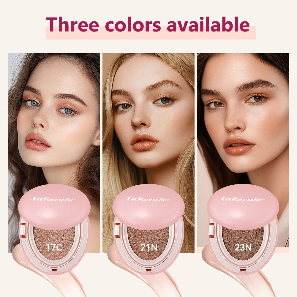 Semi-matte CC Cream Cushion Natural Concealer Whitening Long-lasting Creamy Texture Foundation Face Base Makeup Cosmetics 260625 - view 3